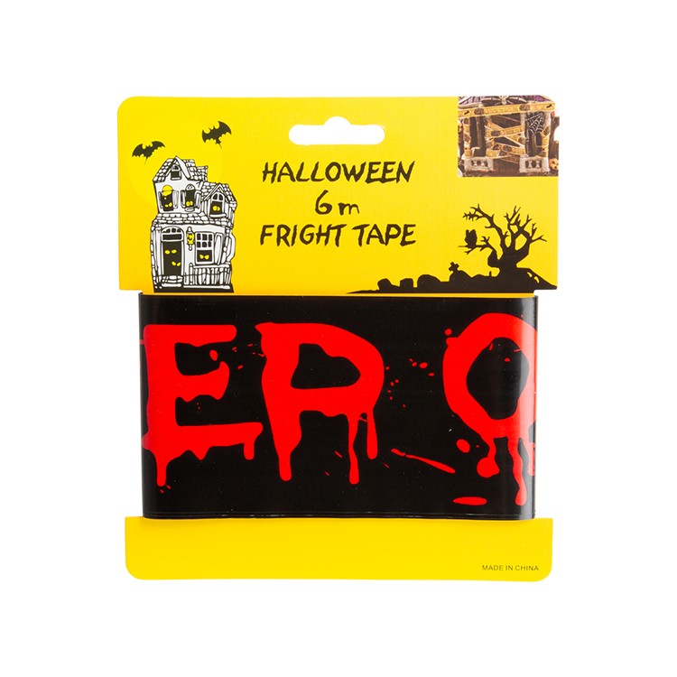 Avspärrningsband Halloween Dekoration - Svart bild 3