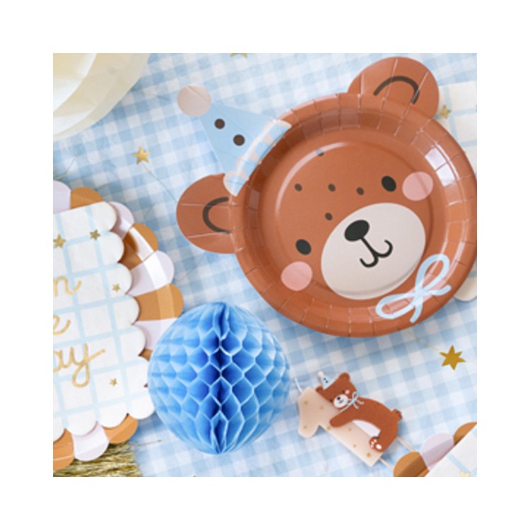 Papperstallrik Nallebjörn bild 2
