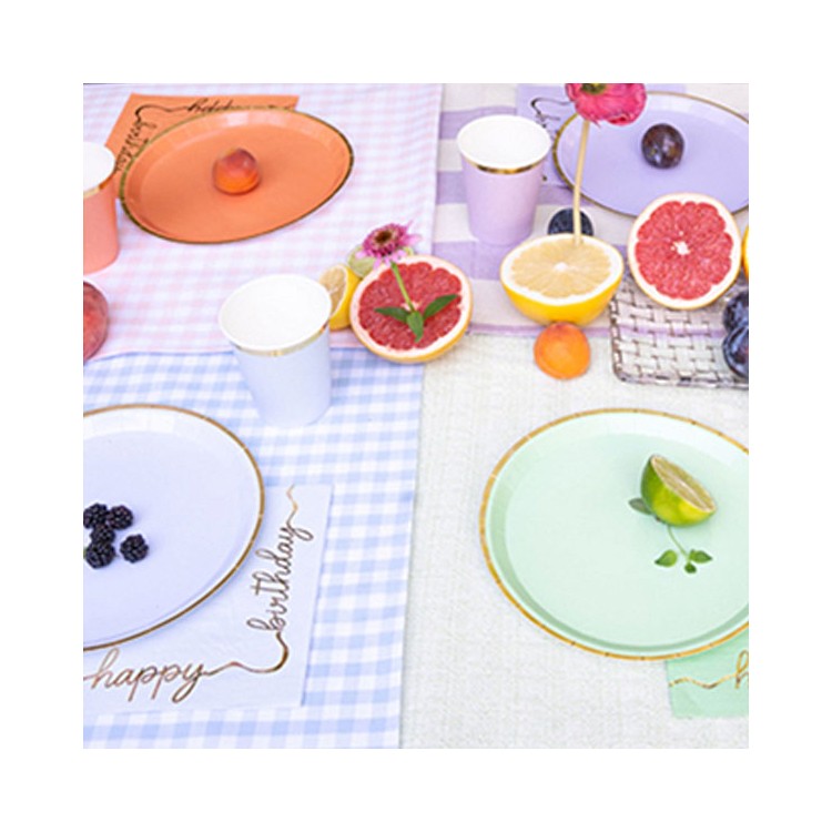 Kalaspaket pastell happy birthday enkel 6 pers