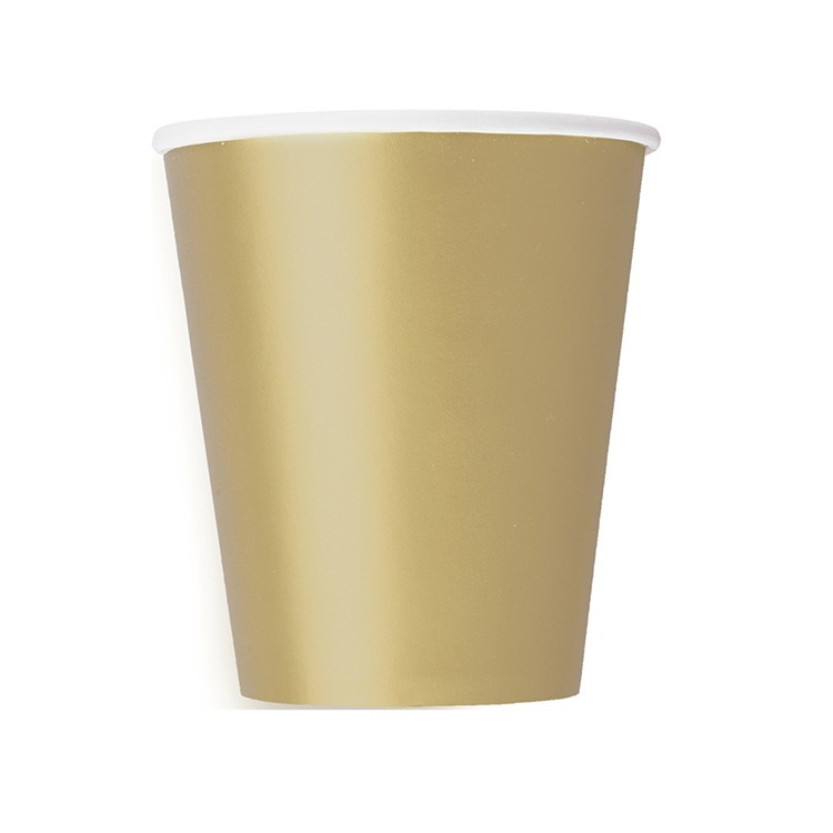 Pappersmuggar guld matt