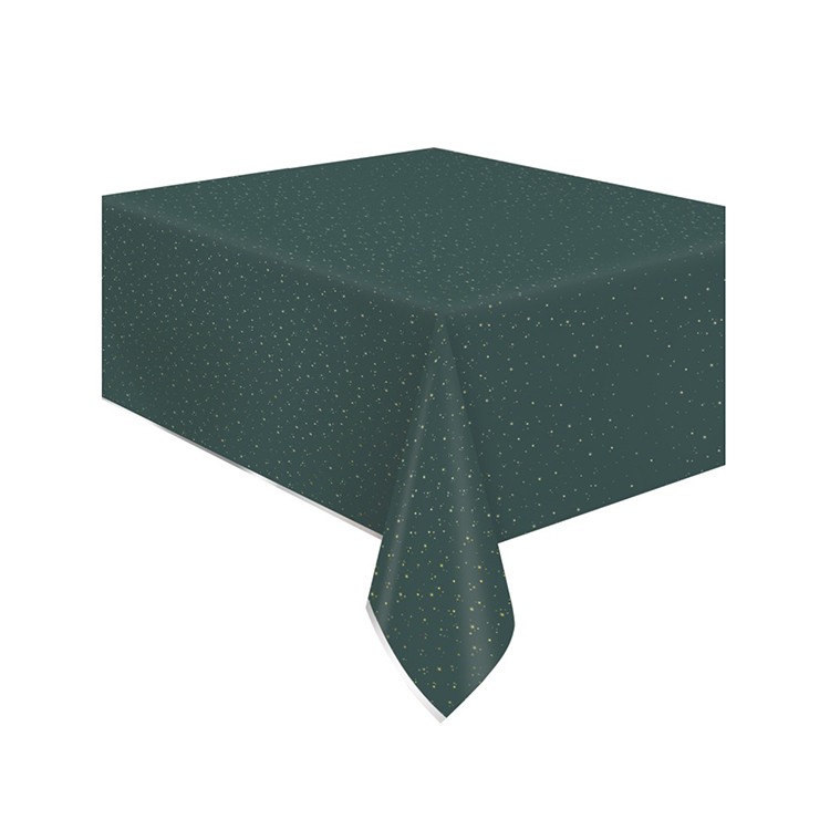 Plastduk Svart med guldstjärnor