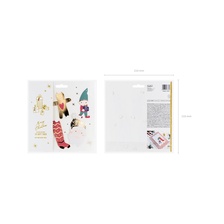 Presentetiketter Tomtemix bild 2