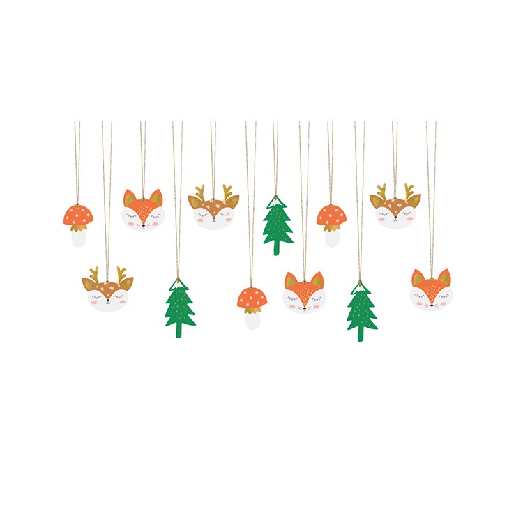 Presentetiketter Skogensdjurmix