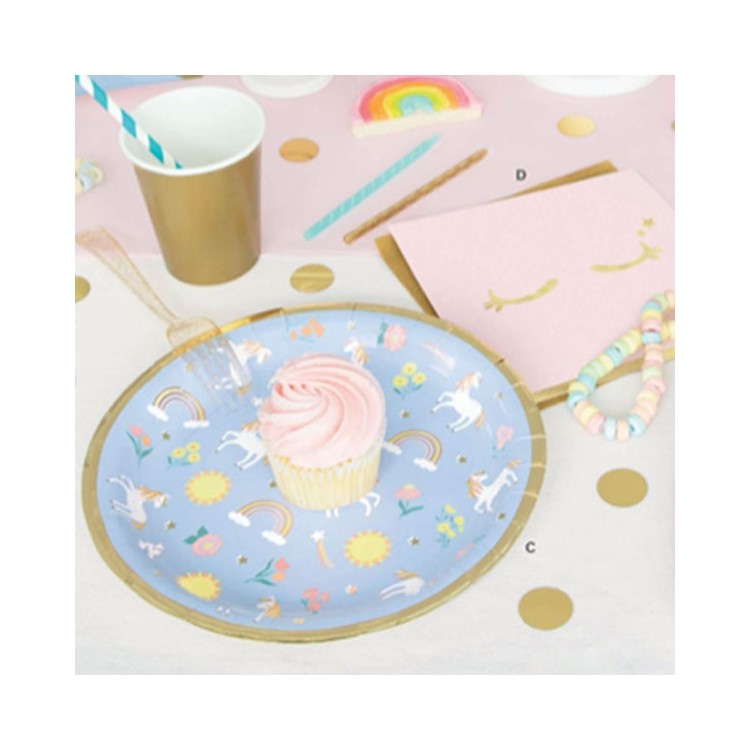 Kalaspaket enhörningar enkel 8 pers