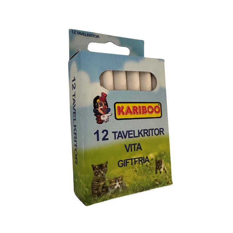 Tavelkritor vita, 12st