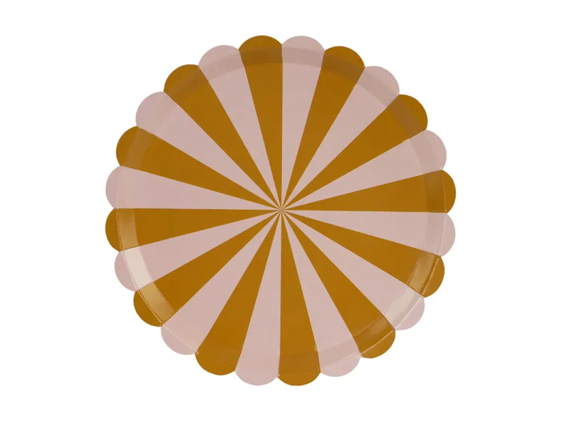 Papptallrik med mönster