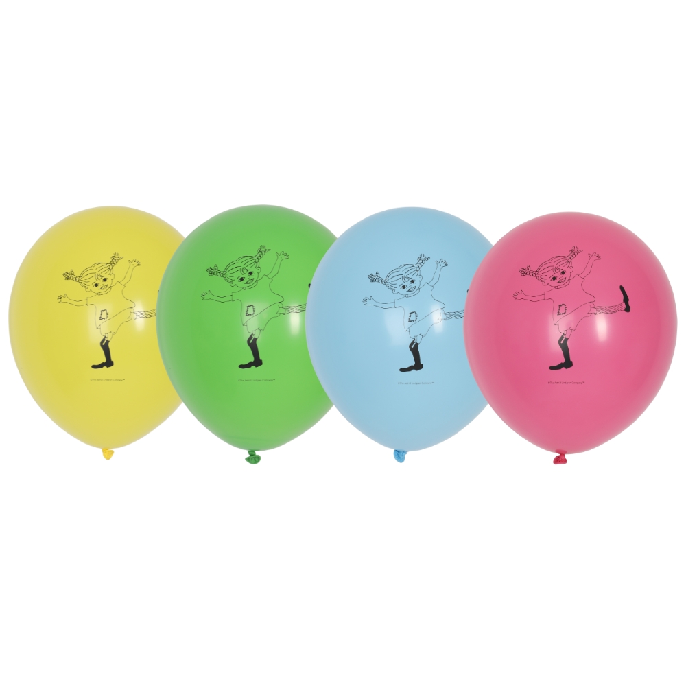 Ballonger Pippi Långstrump, 8-pack