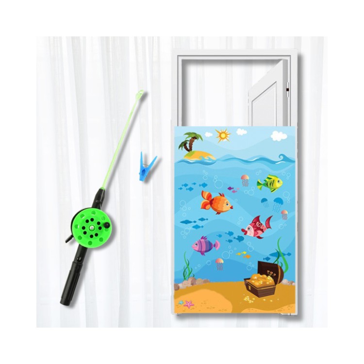 Fiskdammsskynke och krabbfiskespö kit