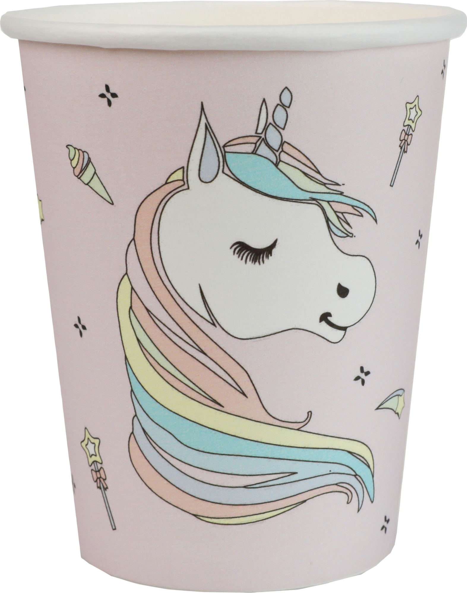 Pappersmugg - Unicorn - 10-pack