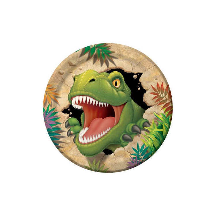 Dino Blast Papperstallrikar