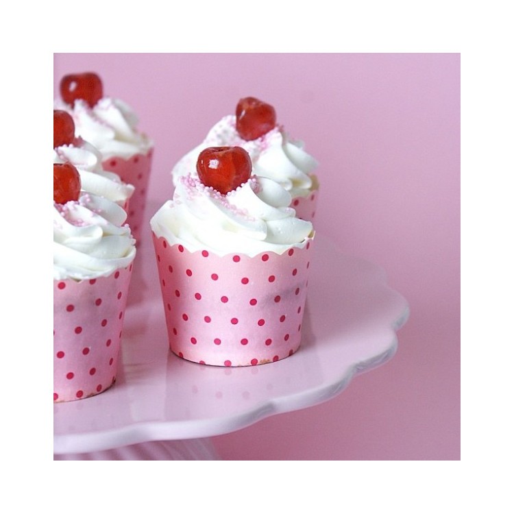 Muffinsformar, Snacksbägare Pink bild 4