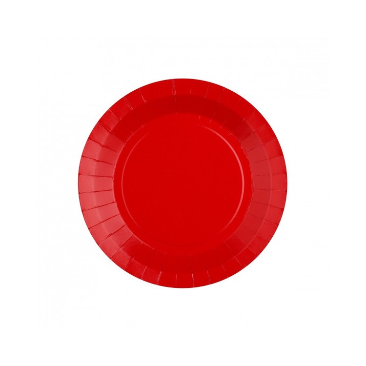 Pappersassietter Röd