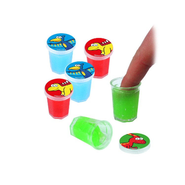 Slime Dinosaurie 6-pack bild 2