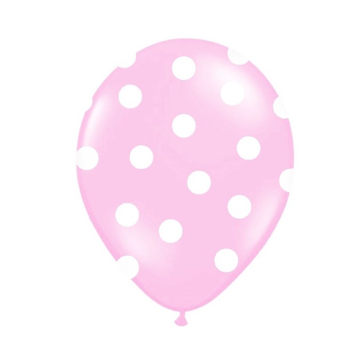 Rosa Polka Dot Ballonger