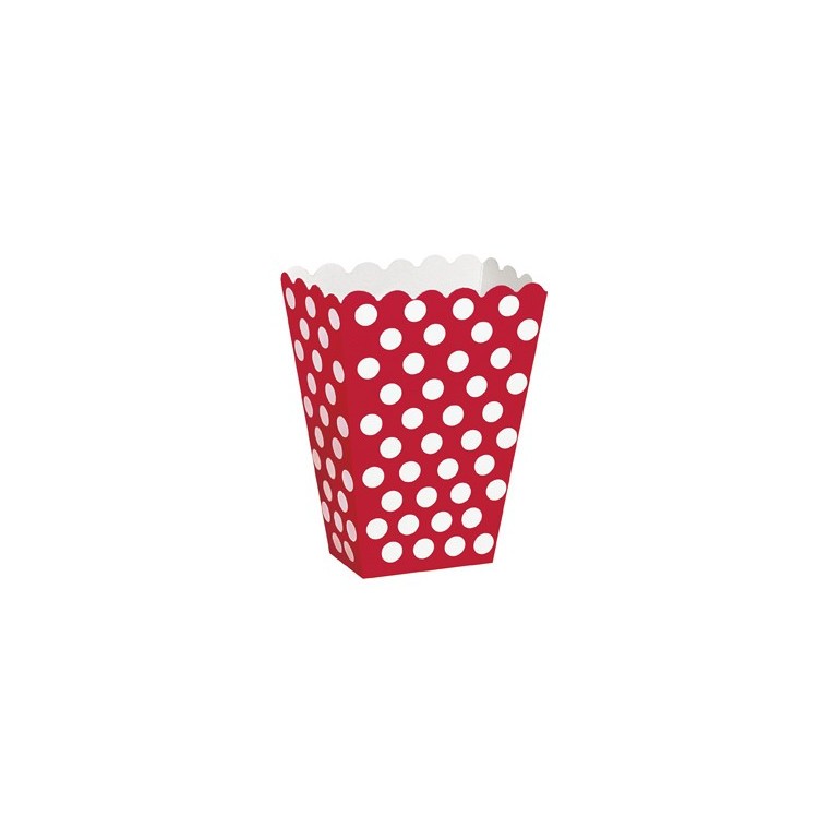 Röd Polka Dot Godisbox