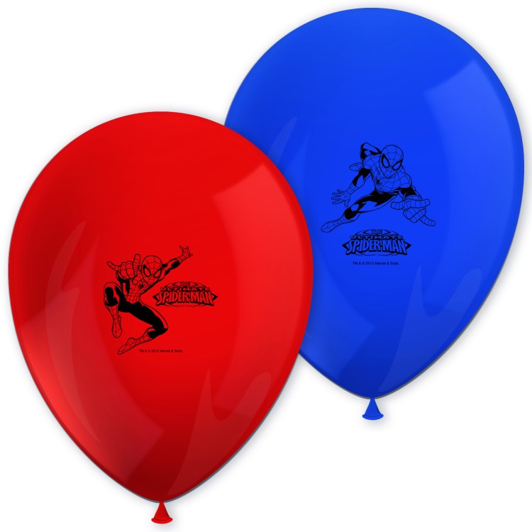 Spindelmannen Ballonger - 8 st