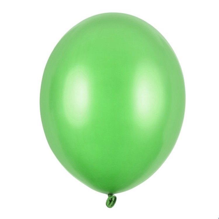50-pack Ljusgröna Metallic Standardballonger
