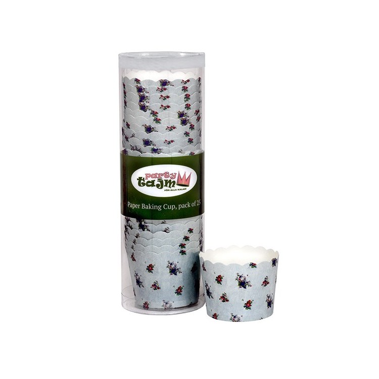 Stabila Muffinsformar/ Snacksbägare - Blommor - 25 st