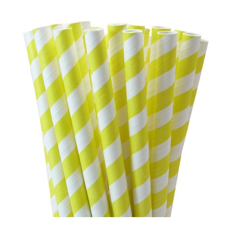 Papperssugrör Gula