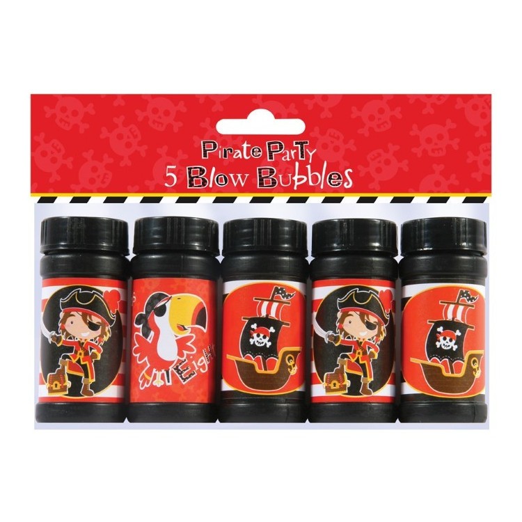 Såpbubblor Pirat Röd/svart