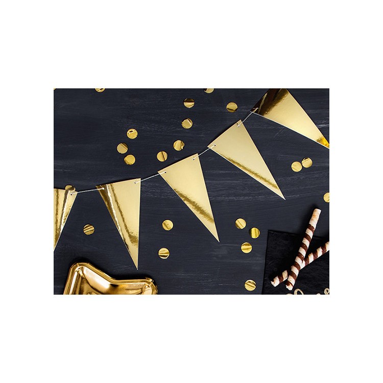 Flaggirlang Mini Guld bild 2