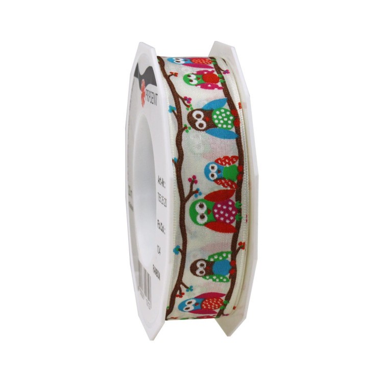 Sidenband Ugglor Rosa