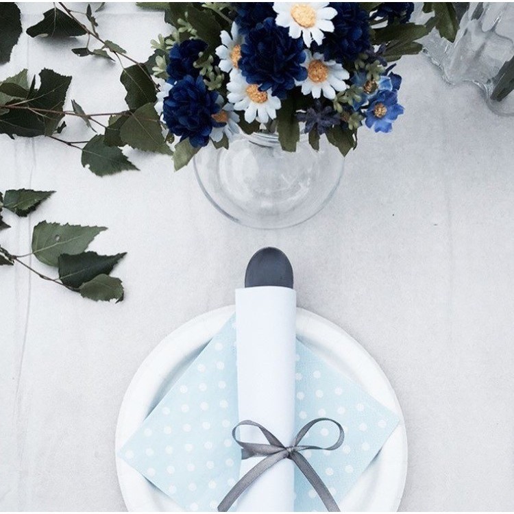 Pappersassietter Vit bild 2