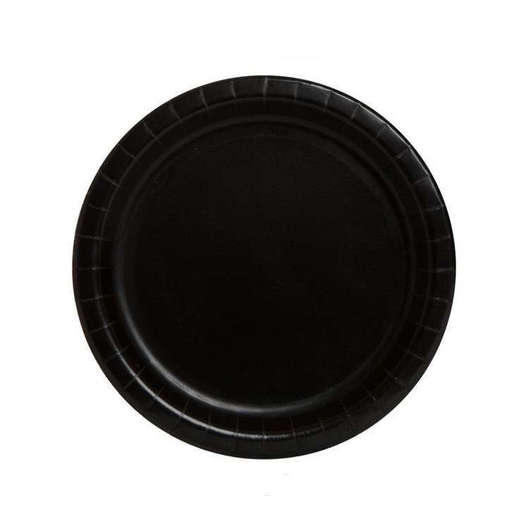 Pappersassietter Svart 20-pack