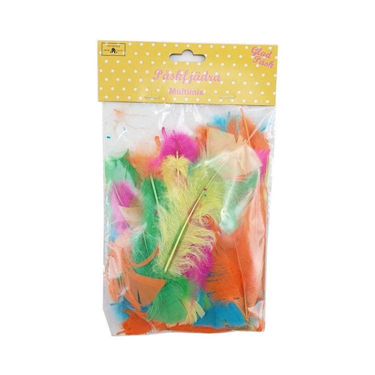 Påskfjädrar Mix - utan ståltråd bild 2