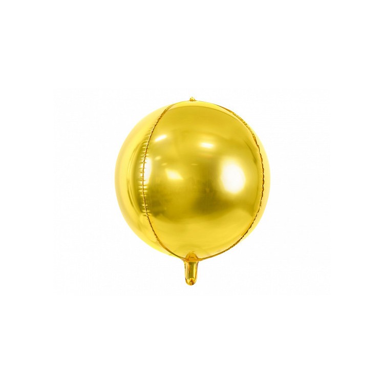 Rund Folieballong Guld