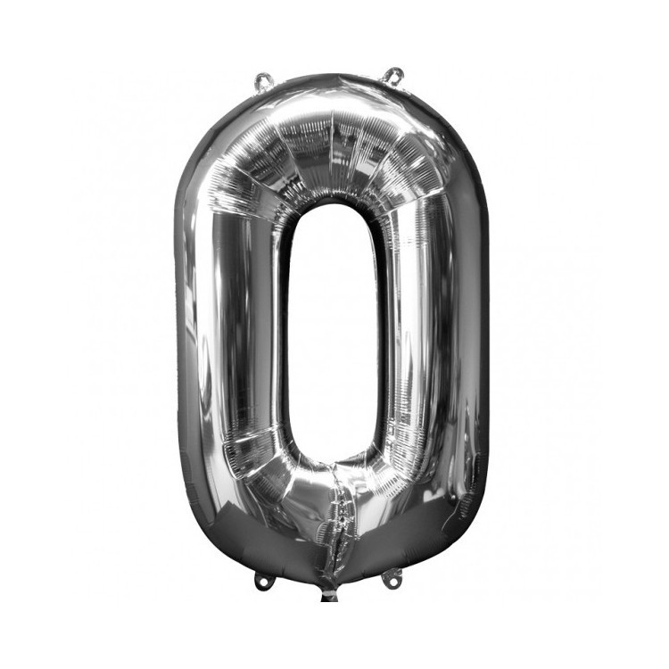 Sifferballonger Silver, 86 cm bild 15