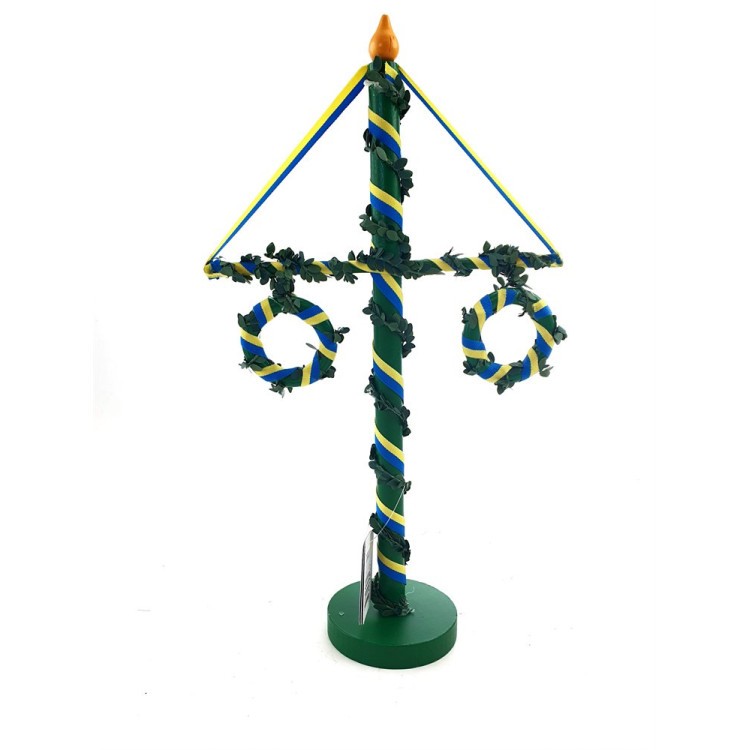 Midsommarstång Trä Grön 37 cm