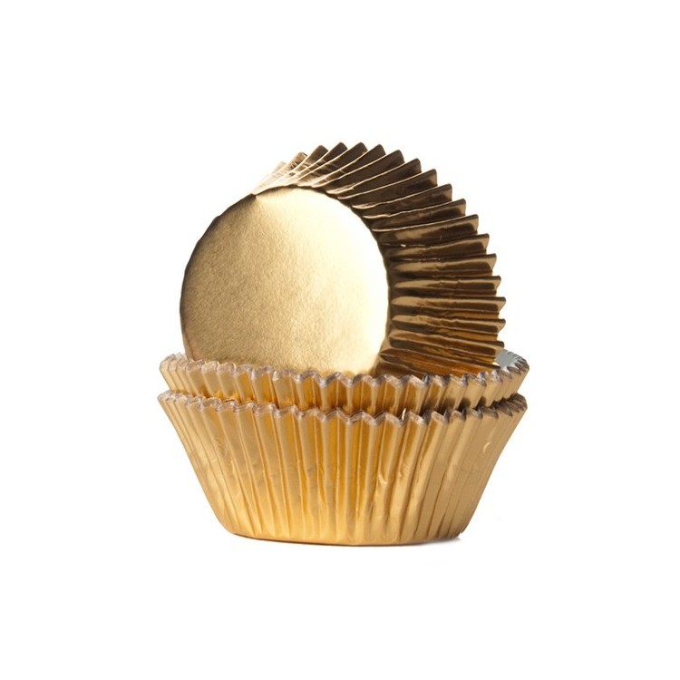 Muffinsformar Guld