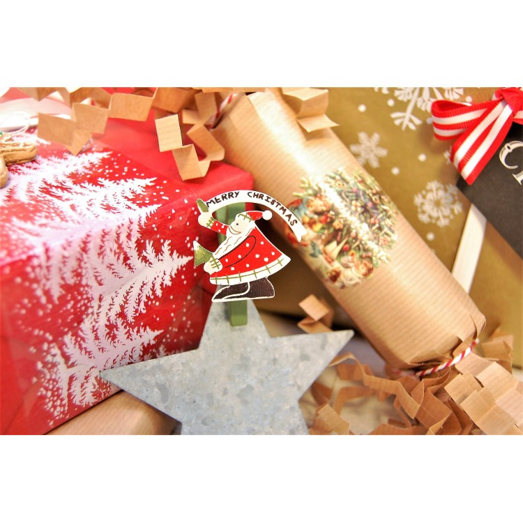 Presentpapper Oblekt Smal, 2 meter bild 3